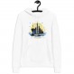 Buy a warm hoodie with a Ship and the sea